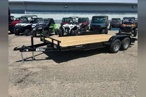 2026 Bulldog 7x18' Irondog DT Car Hauler Flatbed Trailer in wadena MN