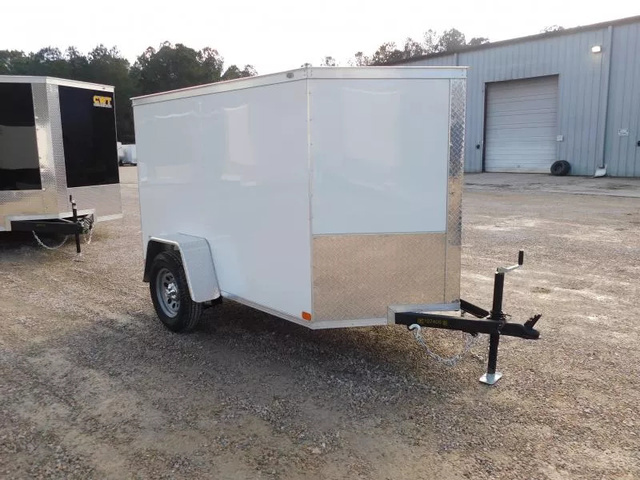 2026 COVERED WAGON TRAILERS Gold Series 5X8 Vnose With Swing Rear Door Cargo / in Hope Mills, NC