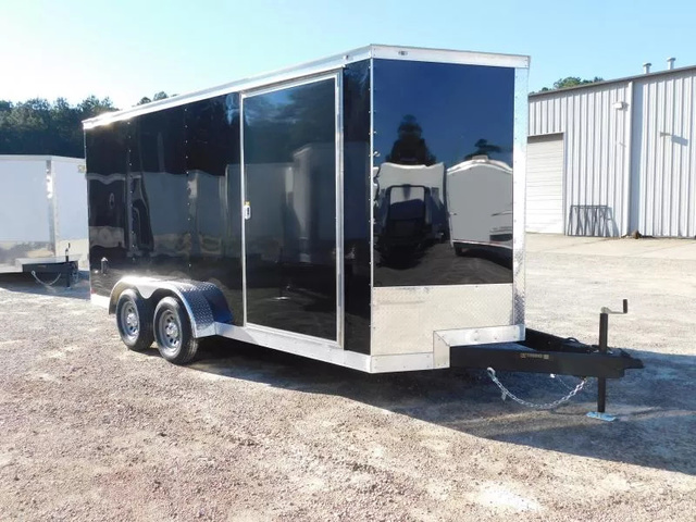 2026 COVERED WAGON TRAILERS Gold Series 7X16 Vnose With Ramp Door 7' Inside Ca in Hope Mills, NC