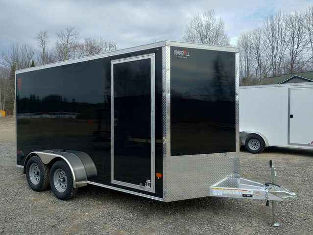 2026 DURABULL 7X14 7K Aluminum Enclosed Cargo W/Spring Assist Re in Manchester, ME