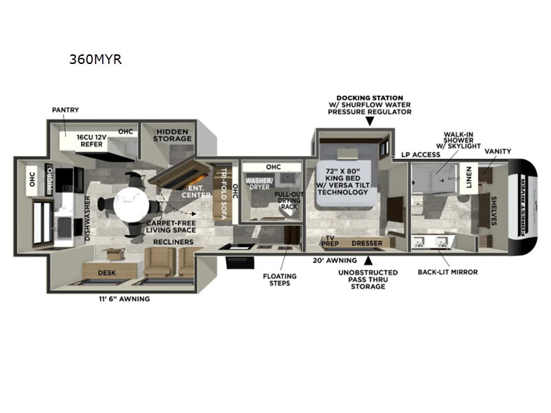 A photo of this 2027 Forest River Rv Impression 360MYR