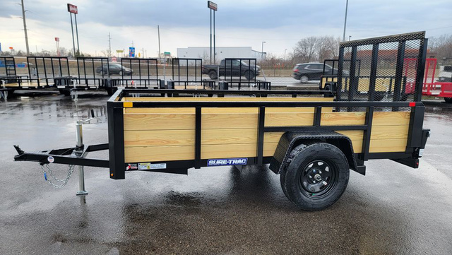 2026 Sure-Trac 5'X10' 3K Three Board Utility Trailer in Delphos, ME