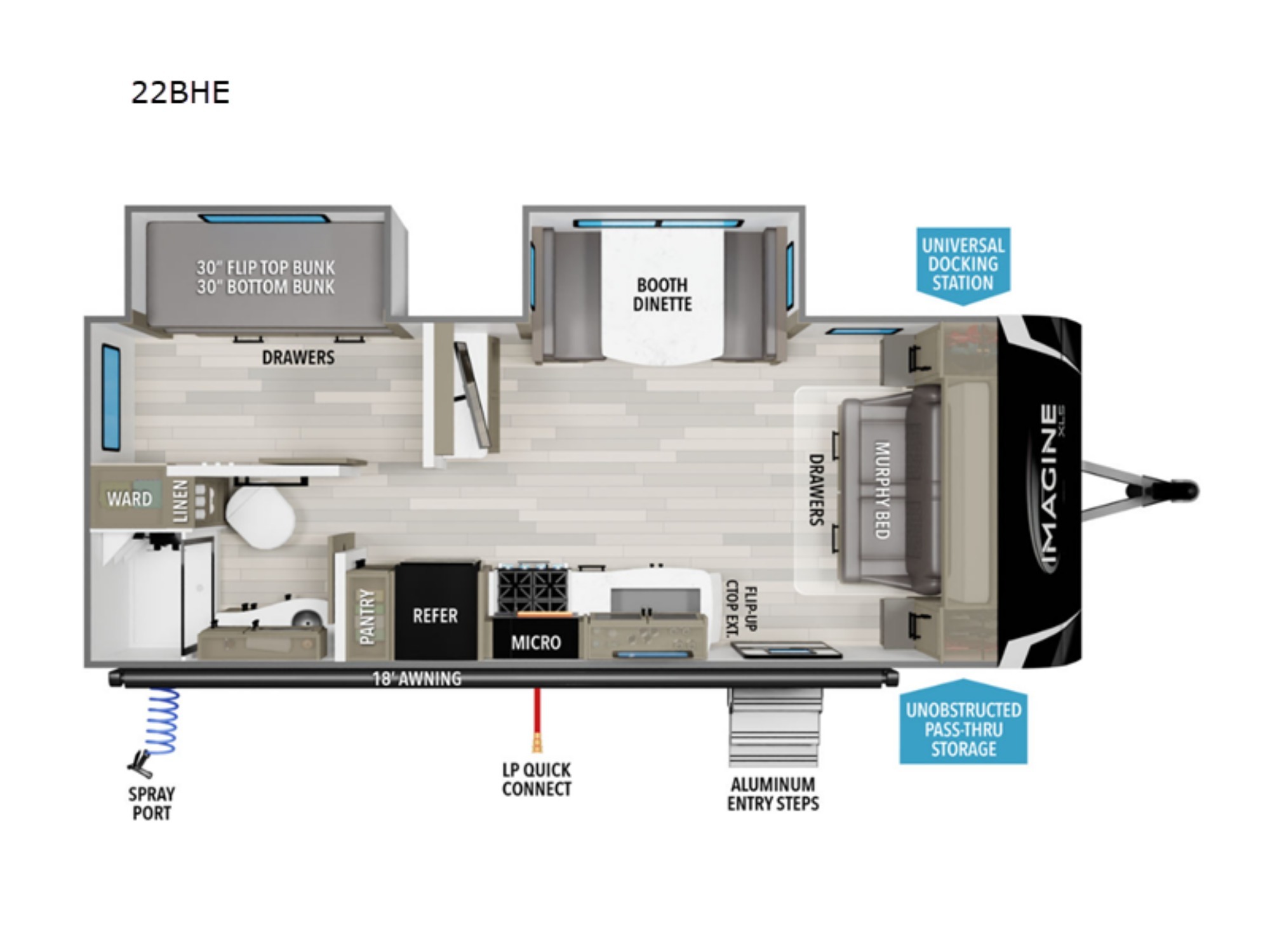 2025 Grand Design IMAGINE XLS 22BHE RV