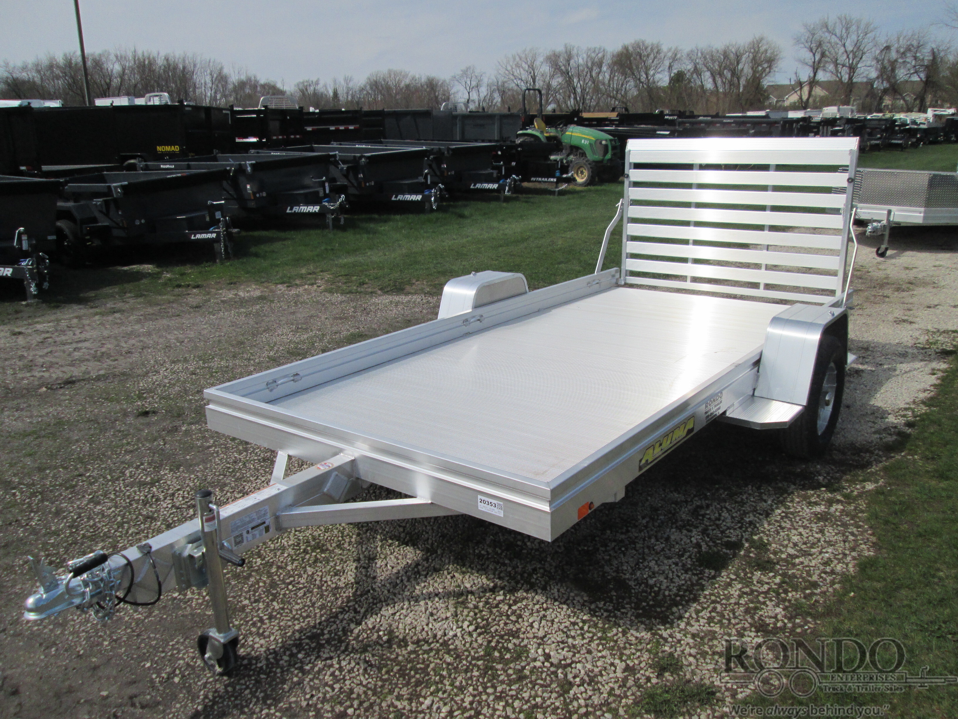 2027 ALUMA Aluminum Single Axle Utility 6812H-S-TG in Sycamore, IL