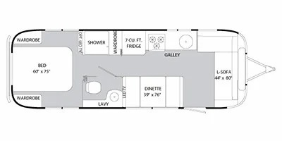 A photo of this 2014 Airstream INTERNATIONAL SERENITY 28RBQ
