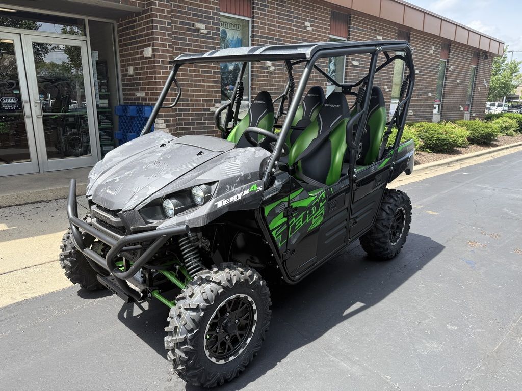 2025 Kawasaki Teryx4 S LE Cypher Camo Gray in carol stream IL