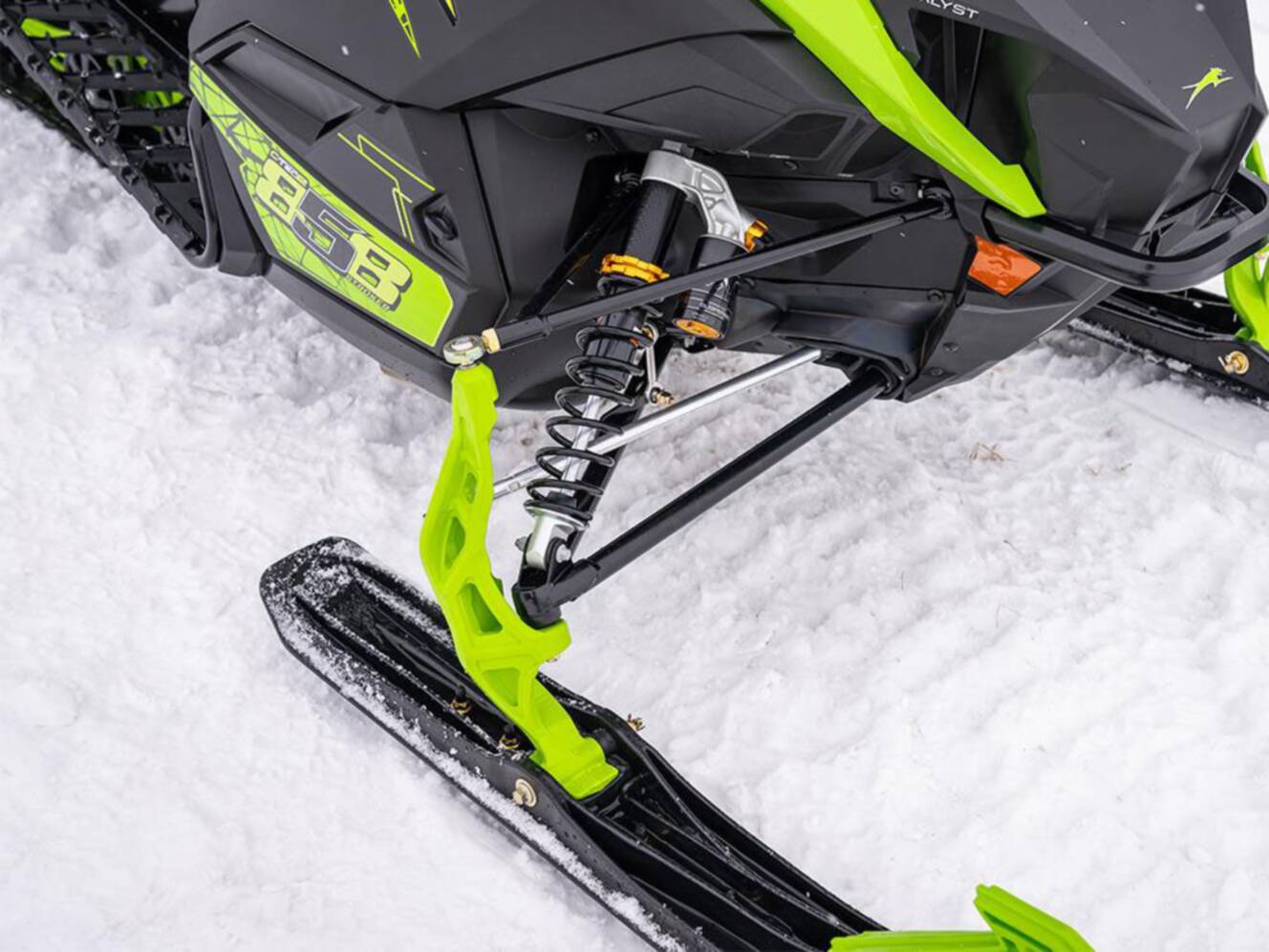 A photo of this 2026 Arctic Cat ZR 858 Sno Pro 129 ES (Sport Gauge)