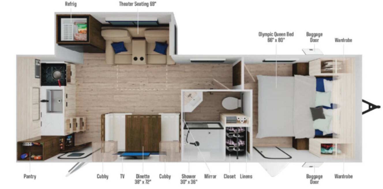 A photo of this 2026 Winnebago Access 25RK