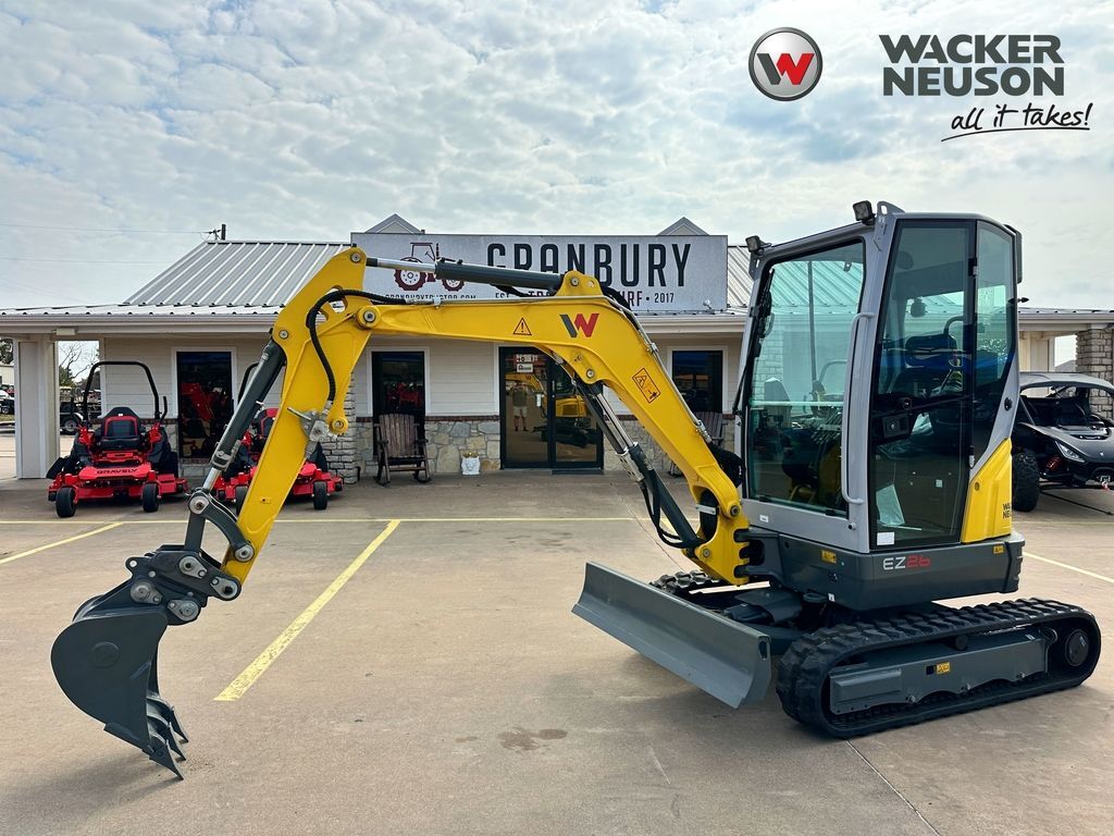 2026 Wacker Neuson Zero Tail Excavators EZ26 Cab. in Granbury, TX
