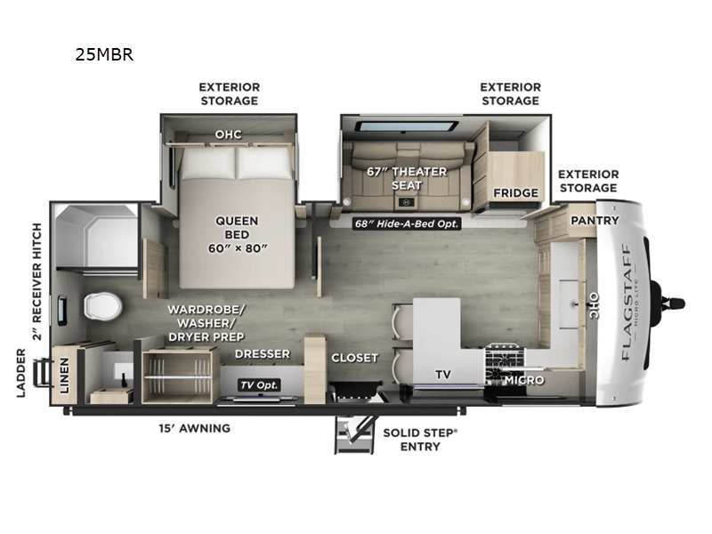 2026 Forest River Rv Flagstaff Micro Lite 25MBR in urbana IA