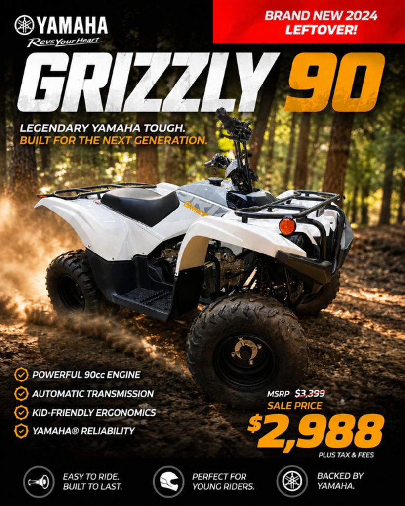 2024 Yamaha Grizzly 90 in sanford FL