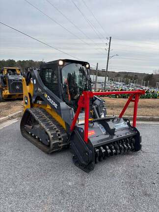 2025 John Deere 317 P equipped with a 49-inch SEPPI Forestry Mulcher in Lilburn, GA