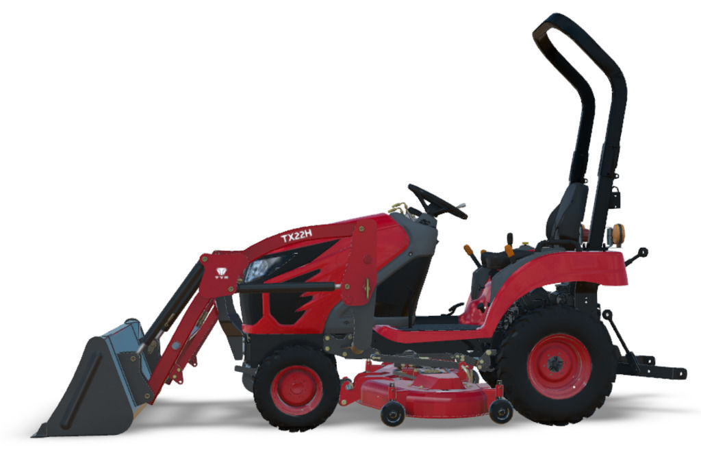 2025 TYM T224H Hydrostatic Tractor with 22 HP, Mower and Quick A in Loudon, NH