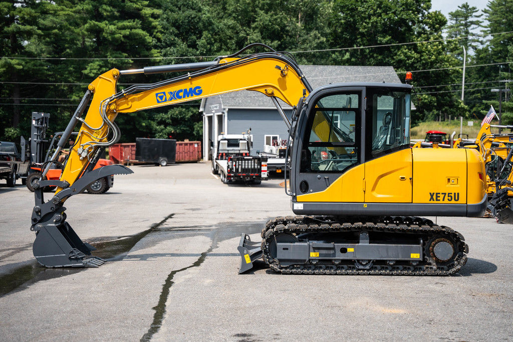 2025 XCMG XE75U Excavator w/60.3 HP, 17.3k lbs, HVAC Cab in Loudon, NH
