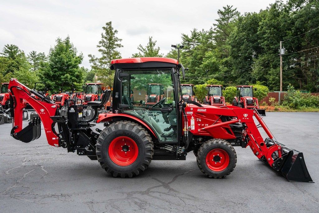 2025 TYM T474HC Hydrostatic Tractor with 48.3HP, Cab, Loader and in Loudon, NH
