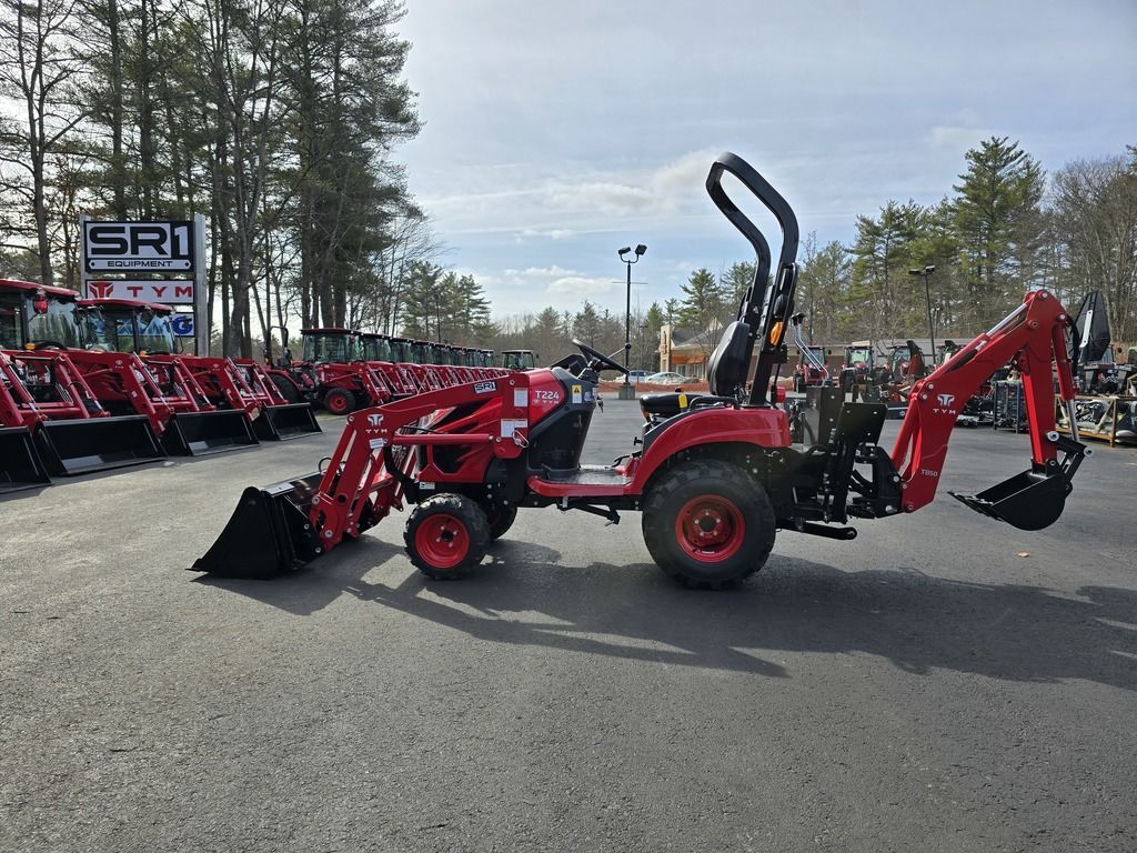 2025 TYM T224H Hydrostatic Tractor with 22HP, Loader and Backhoe in Loudon, NH