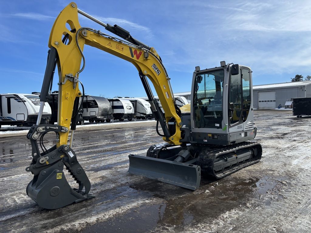 2025 Wacker Neuson ET65 Excavator w/56.3 hp, Cab, & Angle Blade in Turner, ME