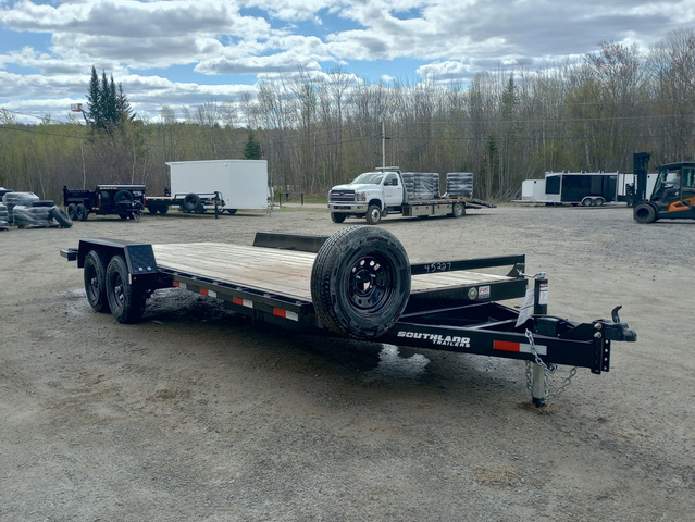 2026 SOUTHLAND 7X20 11K Open Car Hauler W/Slide-In Ramps in Manchester, ME