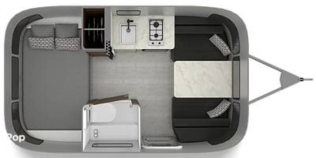 A photo of this 2021 Airstream Caravel 16RB
