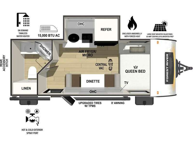 A photo of this 2027 Forest River Rv R Pod RP-180