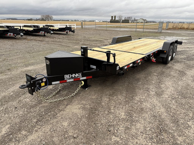 2026 Behnke 7'X18'+6' 24K Tilt Equipment Trailer in Delphos, ME