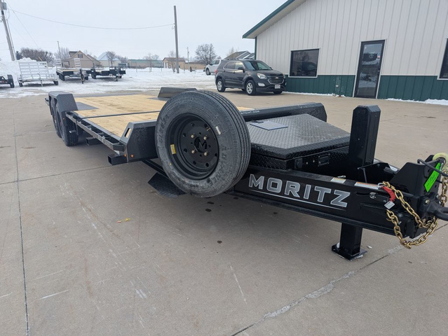 2026 Moritz International 7'X16'+6' GT 22.9K Tilt UPG Equipment Trailer in Delphos, OH