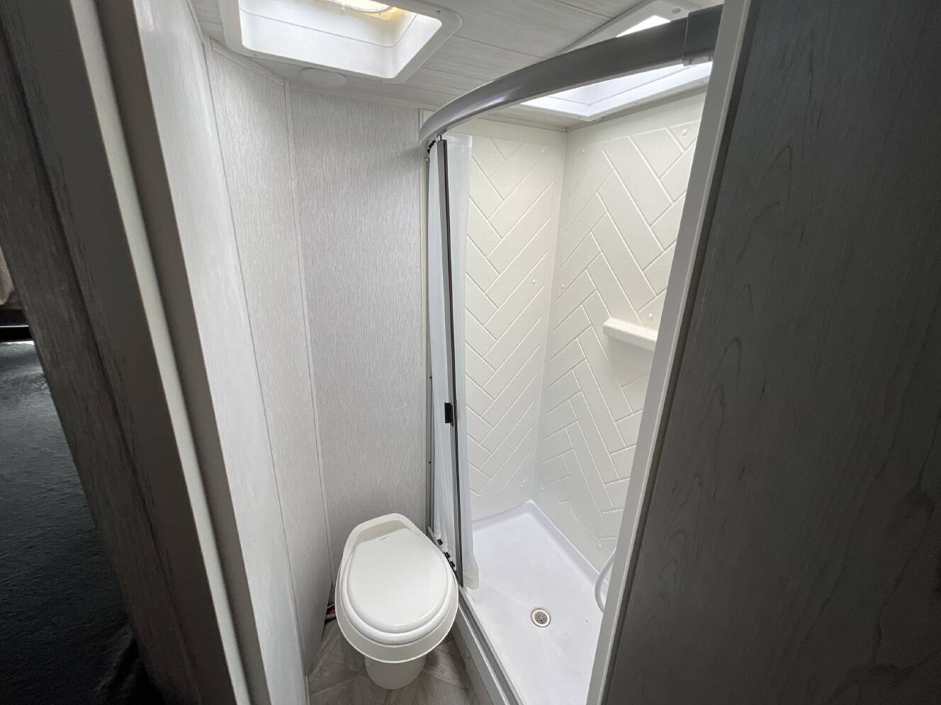 A photo of this 2023 Forest River WILDWOOD X-LITE 19DBXL