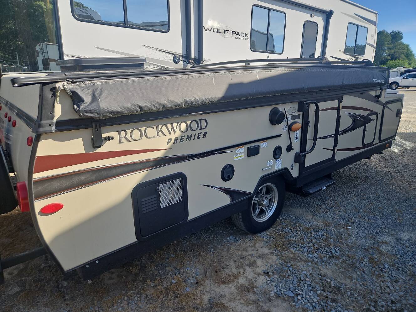 A photo of this 2018 Forest River ROCKWOOD PREMIER 2516G