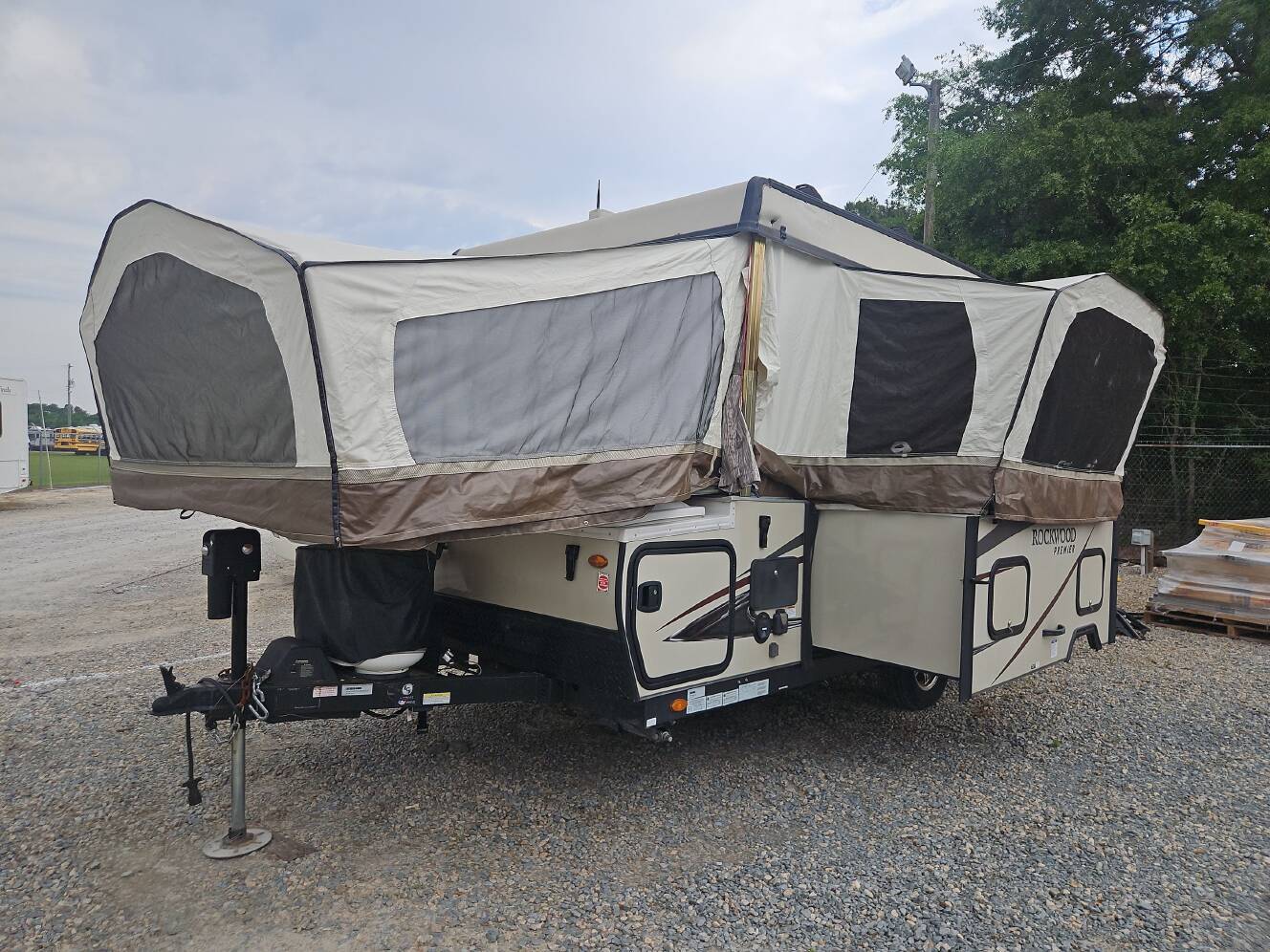 A photo of this 2018 Forest River ROCKWOOD PREMIER 2516G