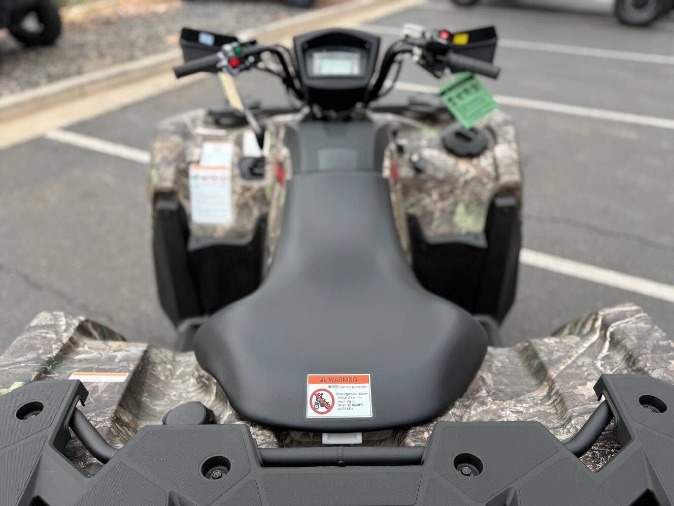 A photo of this 2025 Suzuki KingQuad 500AXi Power Steering SE Camo