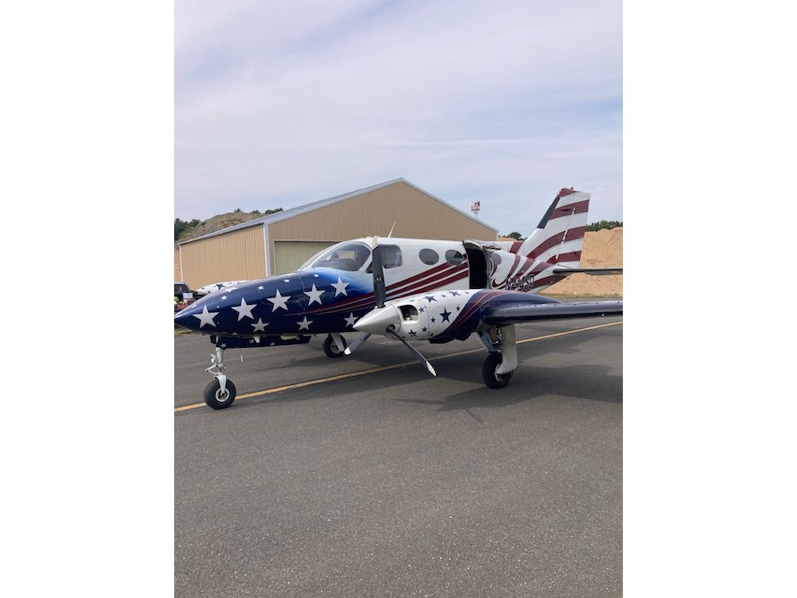 1971 Cessna 414 in (kbaf) westfield MA