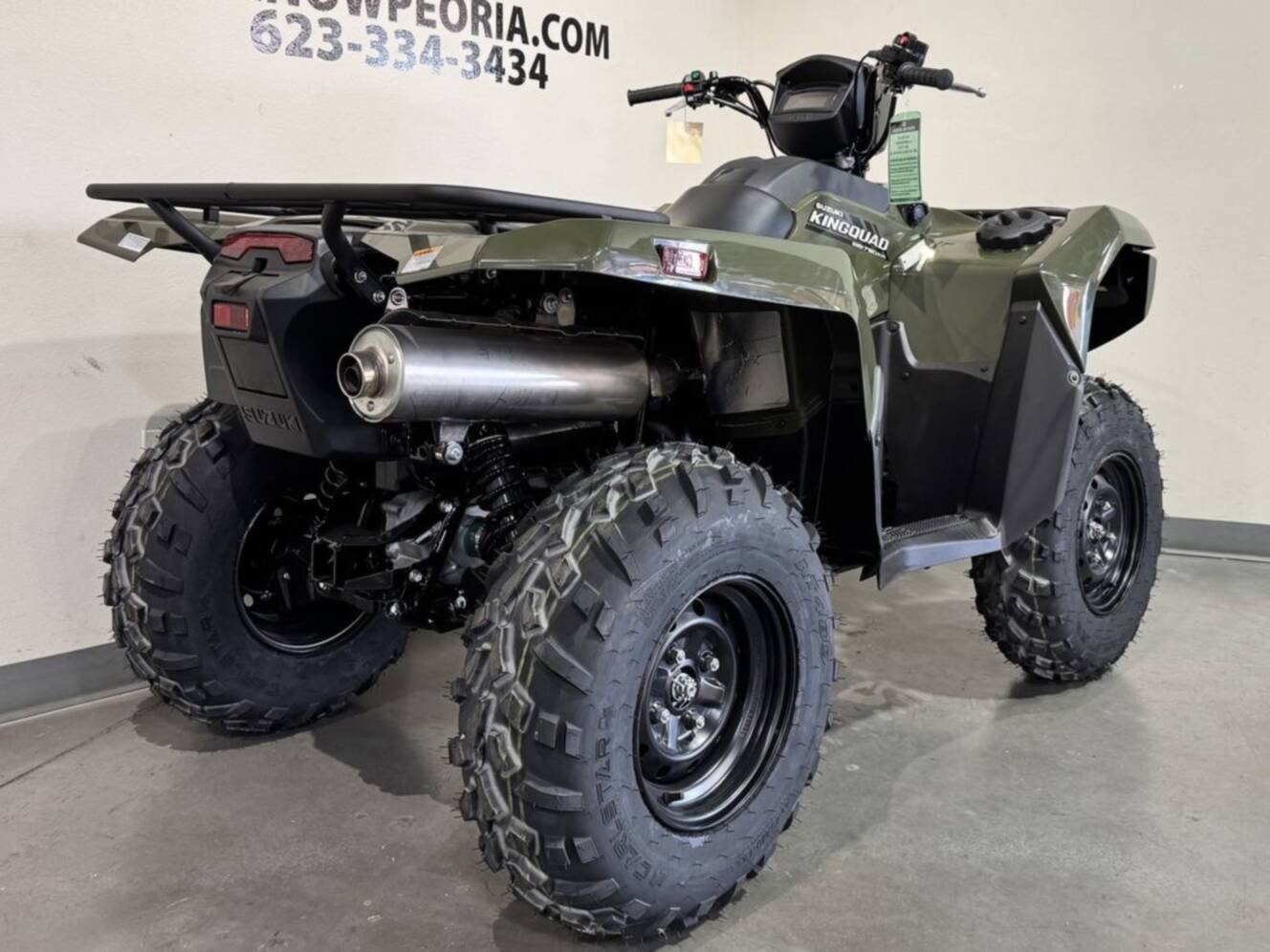 A photo of this 2025 Suzuki KingQuad 750 AXi