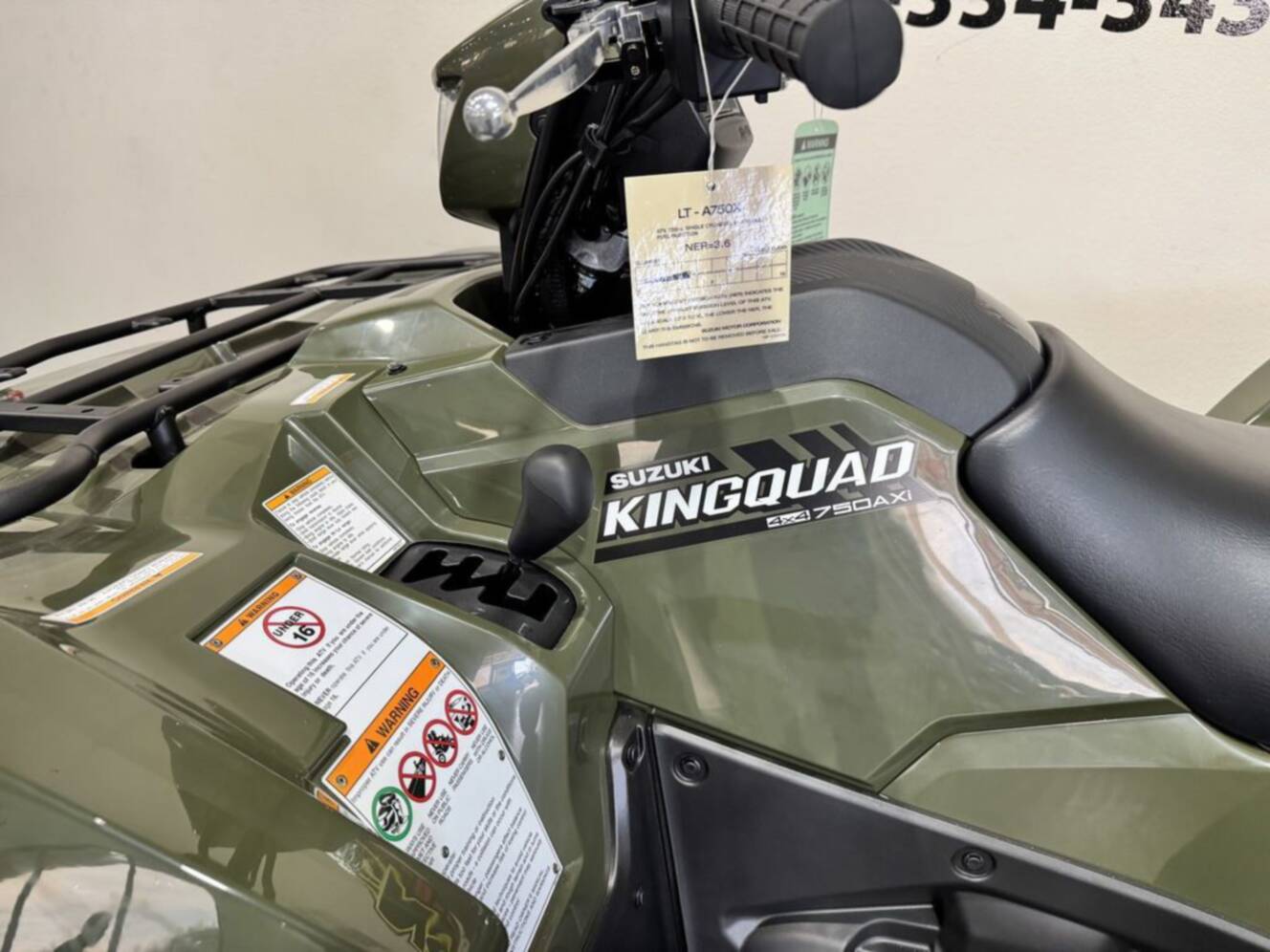 A photo of this 2025 Suzuki KingQuad 750 AXi