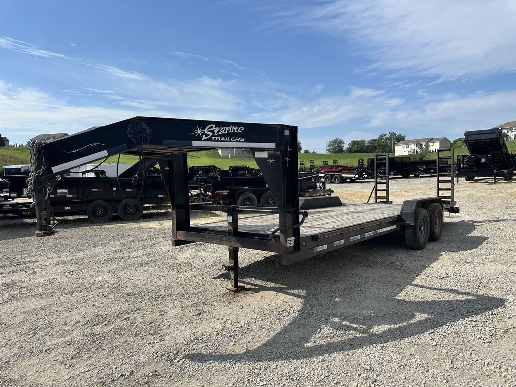 2012 Starlite 82" x 22' Gooseneck Equipment Trailer - 14k GVWR in Saint Joseph, MO