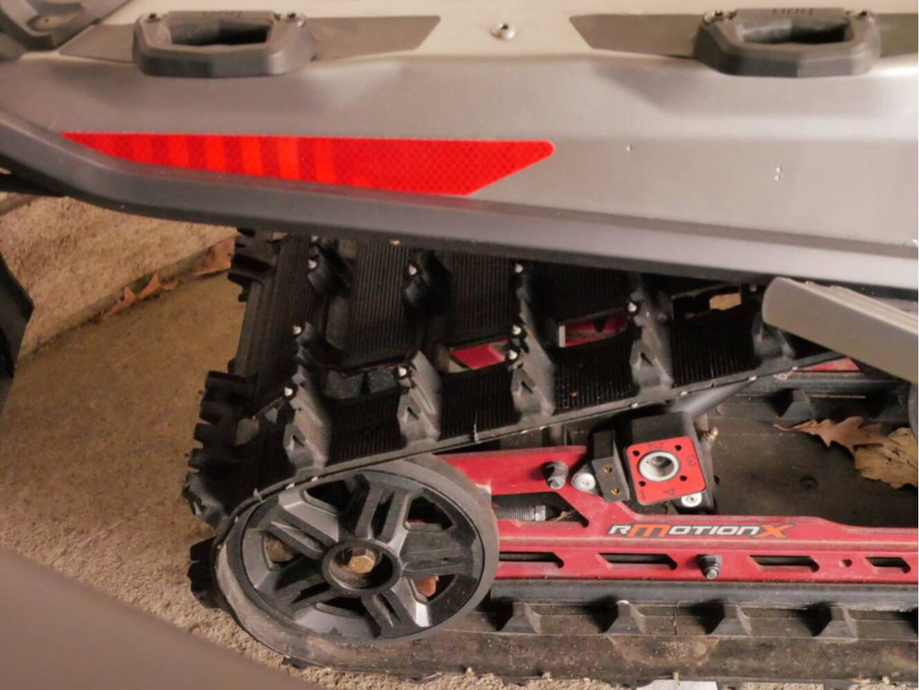 A photo of this 2023 Ski-Doo Renegade® X-RS® 850 E-TEC® Ice Rip. XT 1.25_Smart-S_