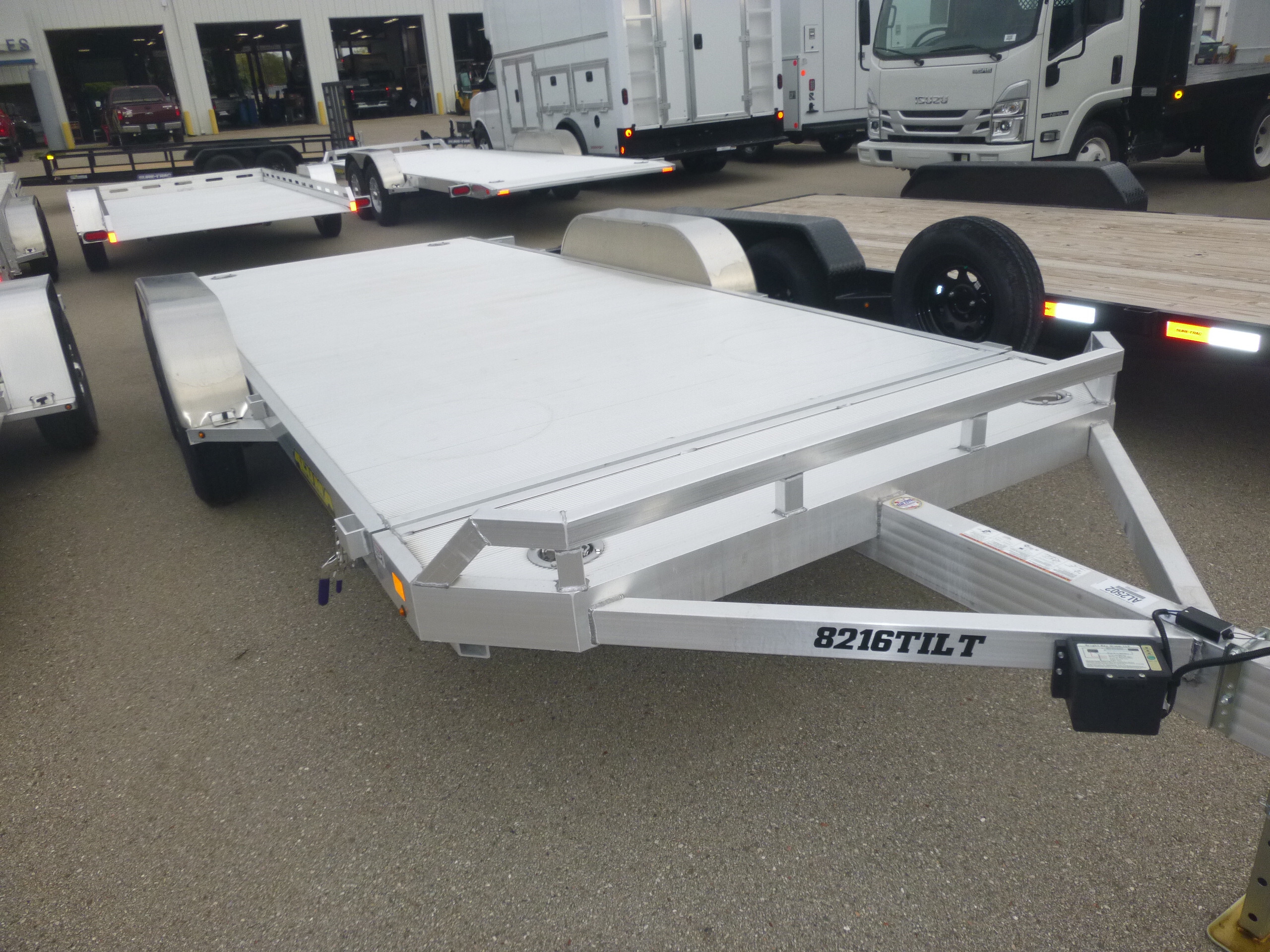 2027 Aluma 8216 Tilt Trailer in Janesville, WI