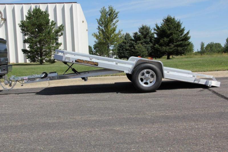2027 ALUMA 7712H Tilt single axle trailer mag wheels in Byron, GA