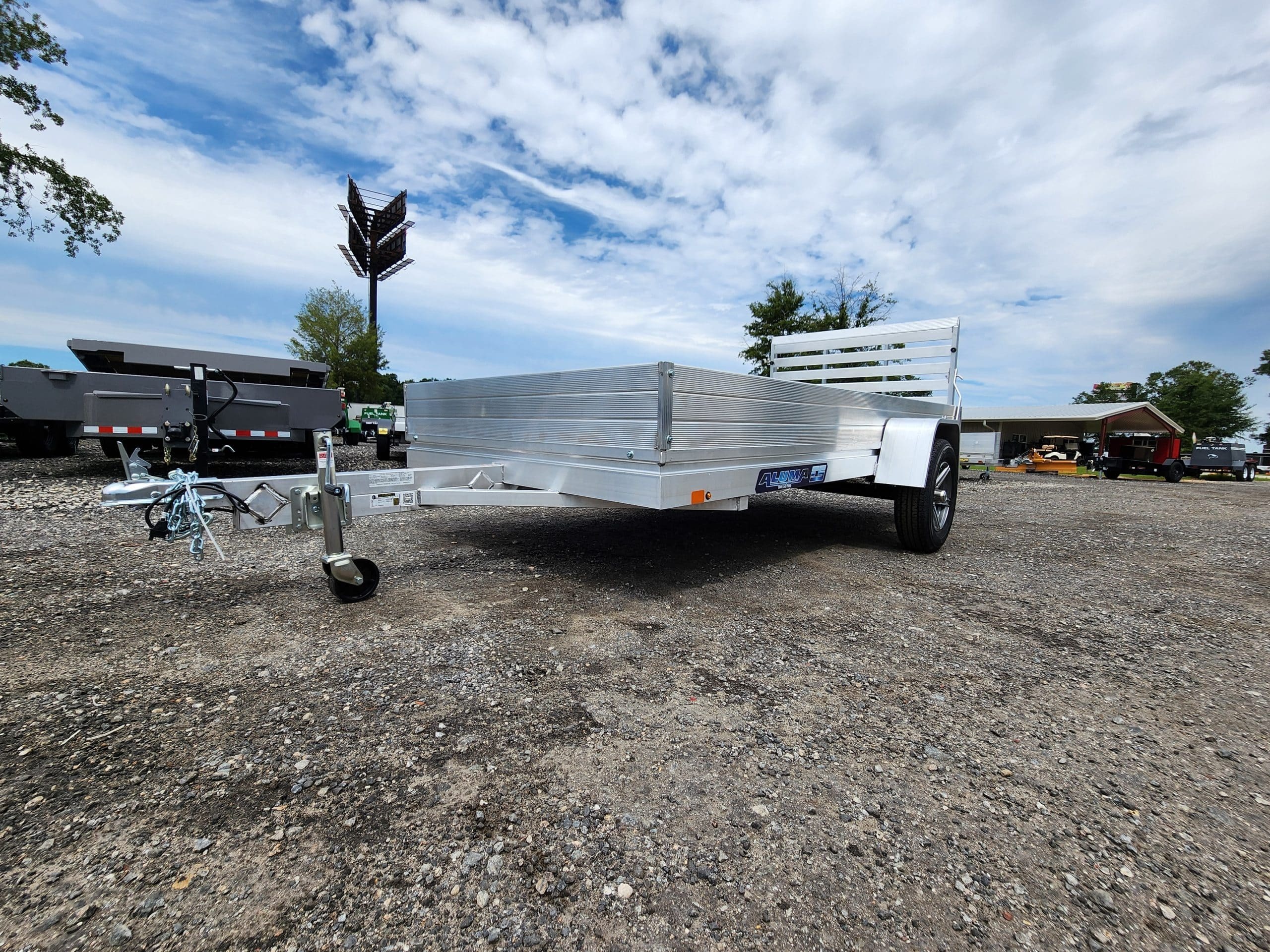 2025 Aluma 6812H-ESA-S-TG 5.8x12ft aluminum trailer in Byron, GA