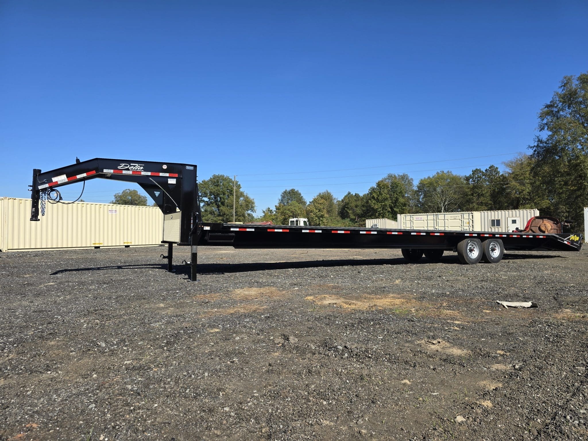 2026 deltatrailers 8.5x40 Deck Over Gooseheck Trailer With Self Cleaning D in Byron, GA