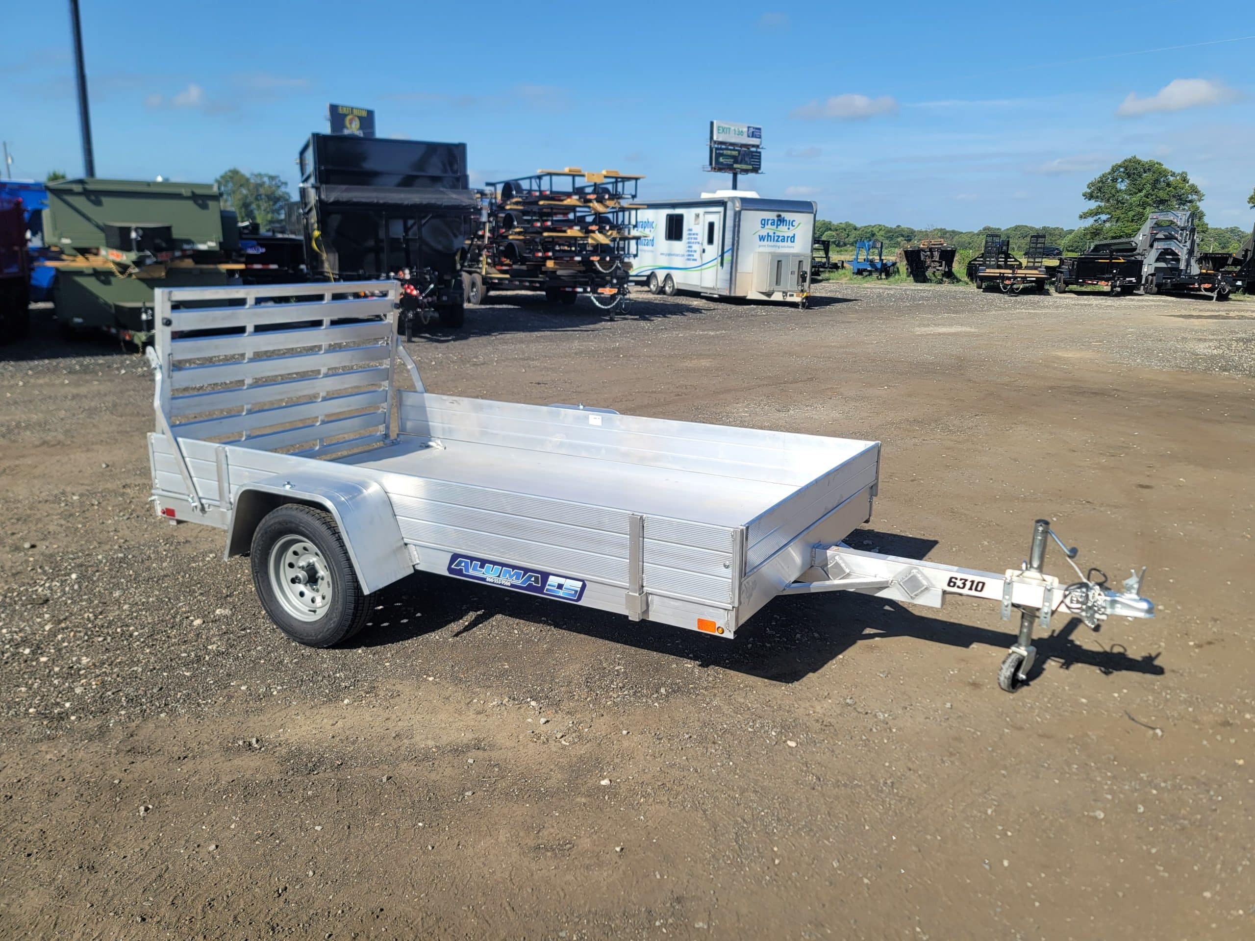 2026 Aluma 6310 SA ES SR Aluminum Atv Utility Trailer in Byron, GA