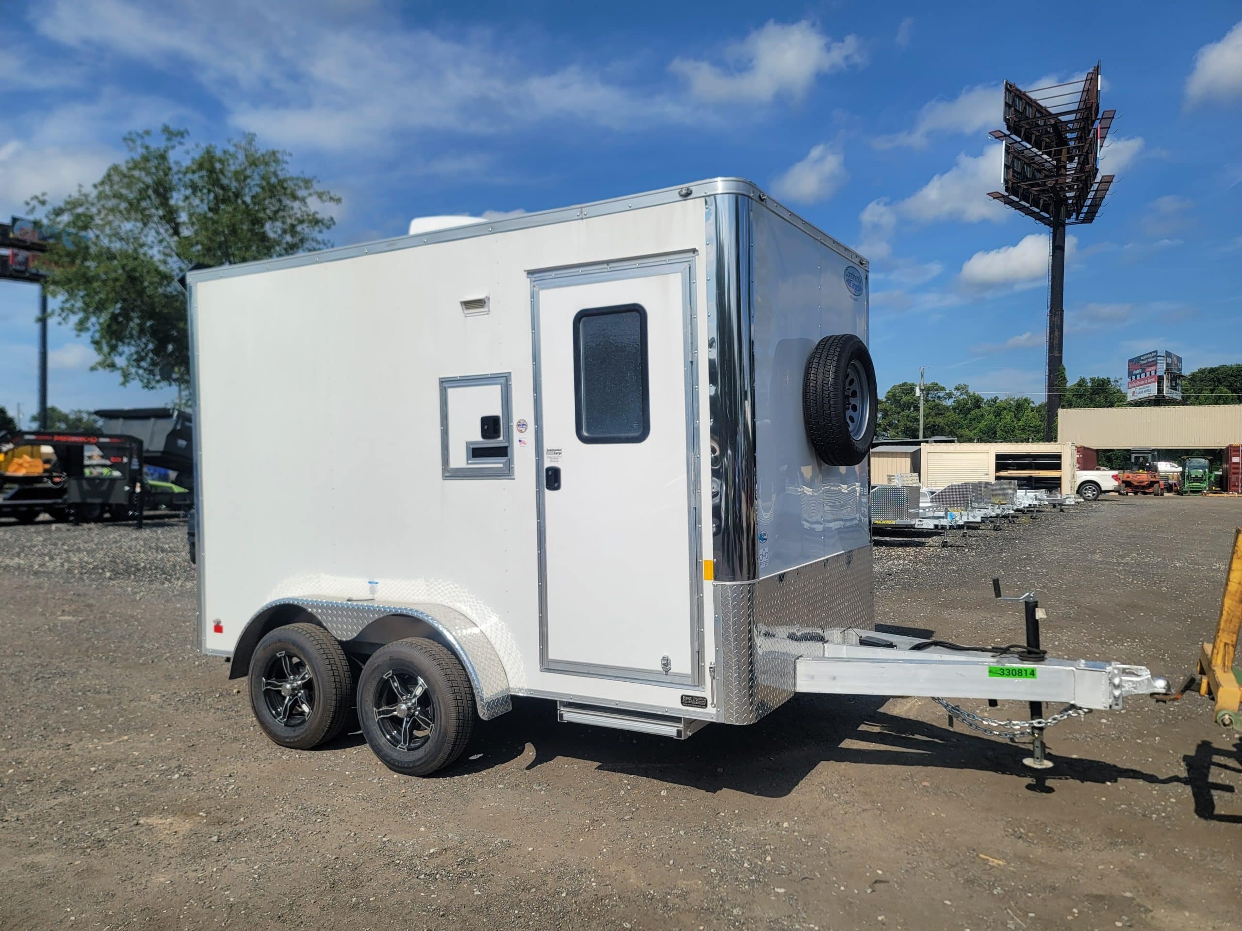 2025 Forest River 7x12 Tandem Axe 7K Fiber Optic Splicing Enclosed Traile in Byron, GA