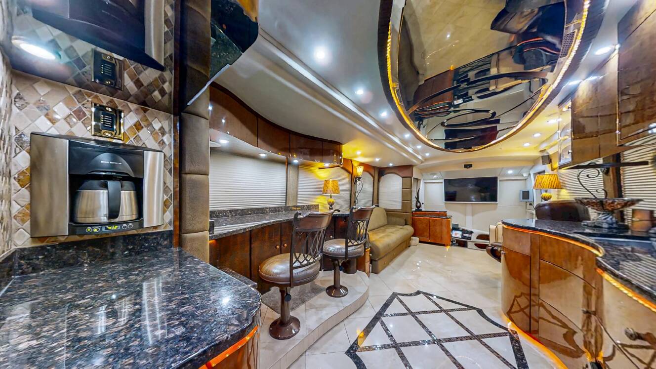A photo of this 2009 Prevost Millennium H3-45
