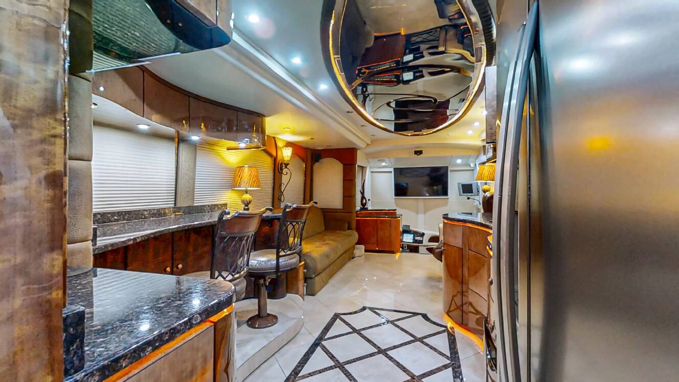 A photo of this 2009 Prevost Millennium H3-45