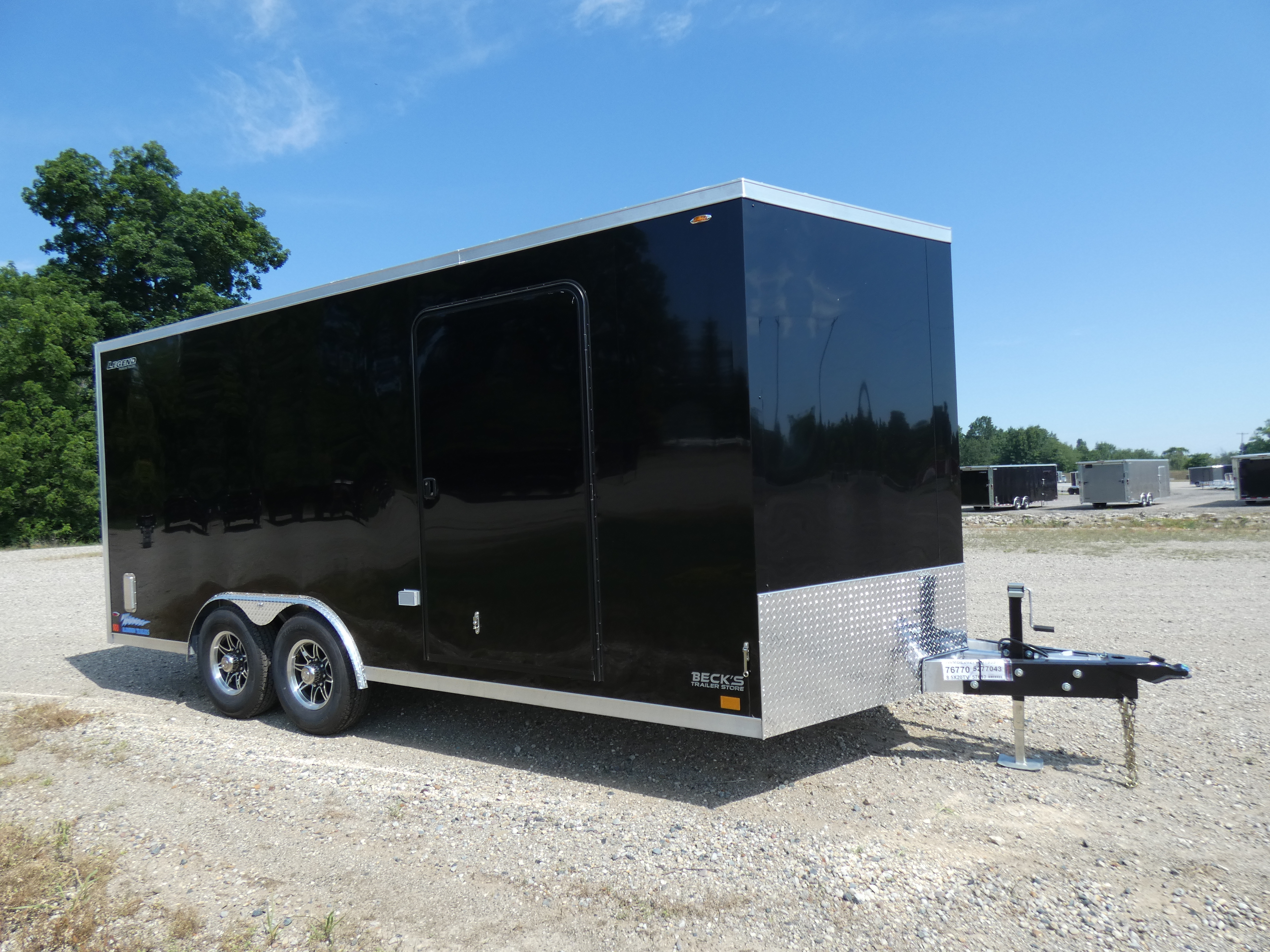2027 LEGEND Thunder V-Nose 8.5' x 20' Aluminum Enclosed Car Hauler in Saint Johns, MI
