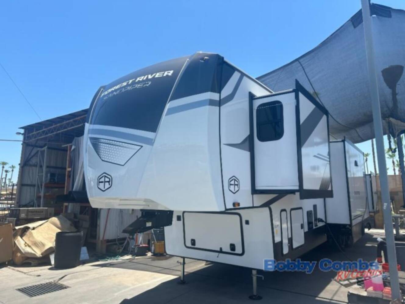 A photo of this 2026 Forest River Rv Sandpiper 4002FB