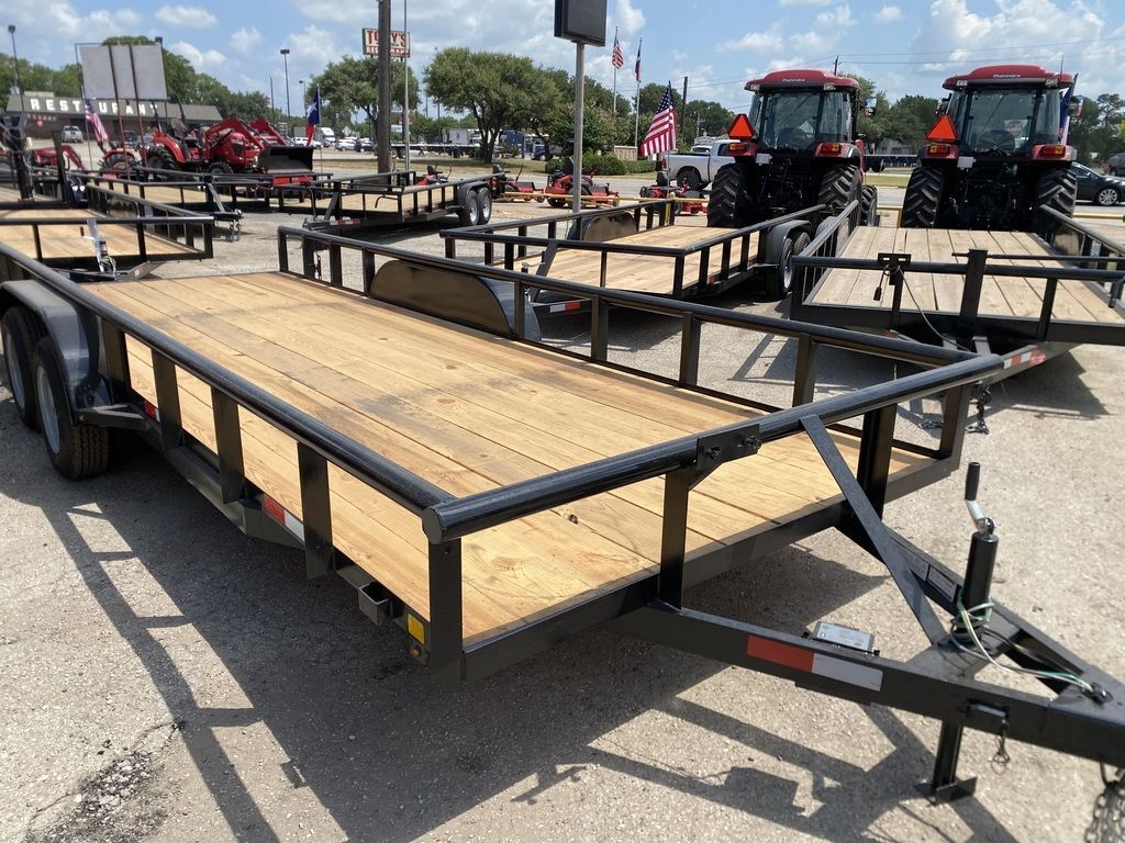 2026 C&M 82" x 20' 7K GVWR Utility Trailer with Slide In Ramps in Sealy, TX