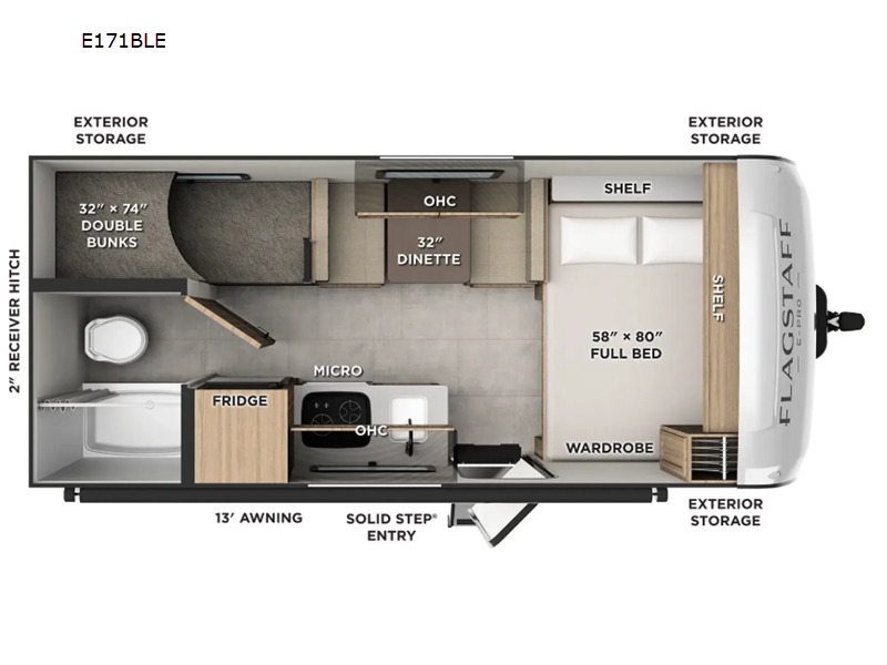 2027 Forest River Rv Flagstaff E-Pro E17LE in great falls MT