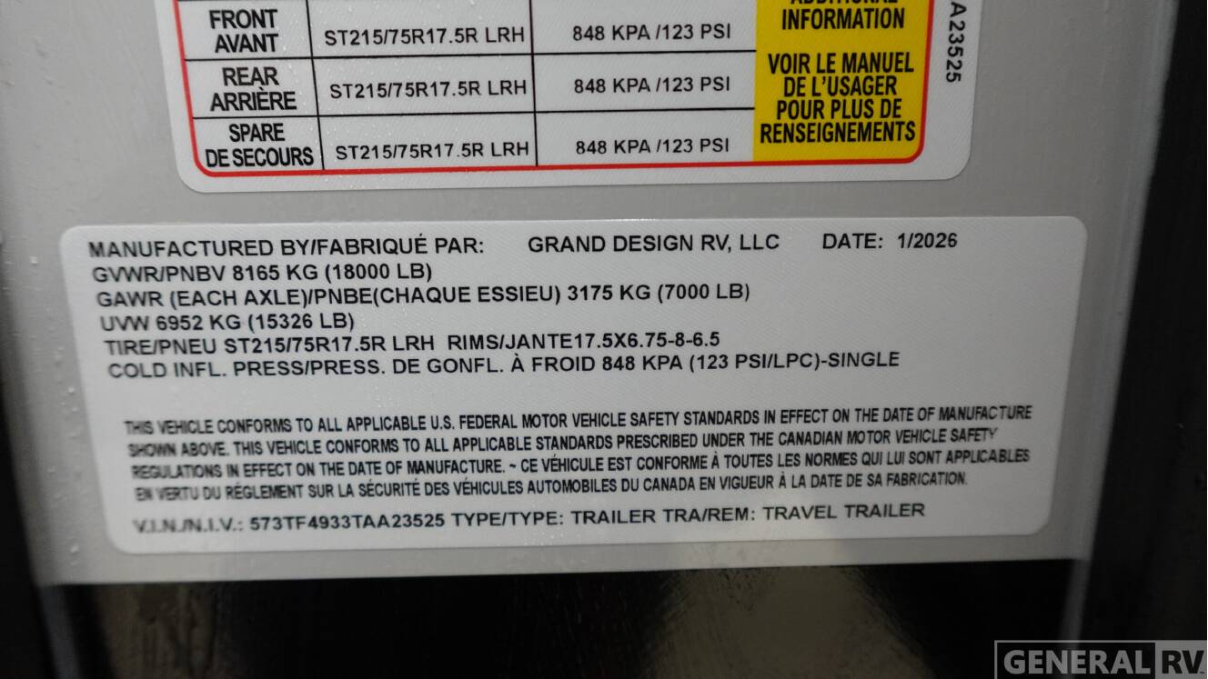 A photo of this 2026 Grand Design FOUNDATION 42GD