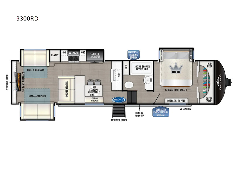 2024 East To West Blackthorn 3300RD in denton TX