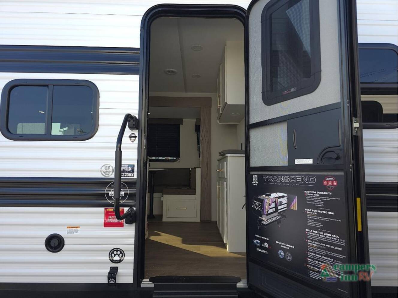 A photo of this 2027 Grand Design Transcend Xplor 27DBX